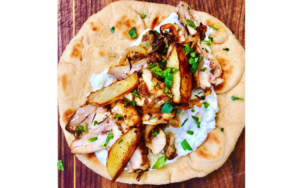 Recipe: Greek Chicken Gyro by Chef Christine Cushing